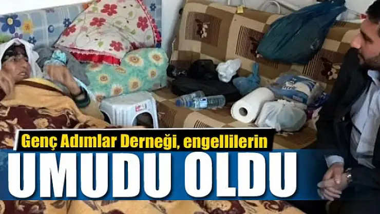 Genç Adımlar Derneği, engellilerin umudu oldu