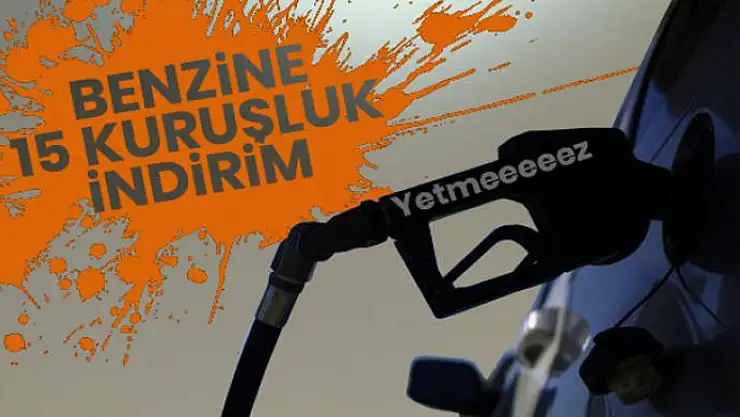 Benzin fiyatına indirim geliyor