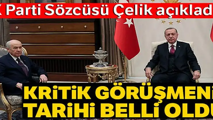 AK Parti Sözcüsü Çelik'ten MKYK sonrası açıklama