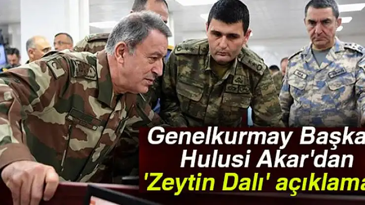 Hulusi Akar: Sivillerin zarar görmemesi için her türlü hassasiyet gösteriliyor