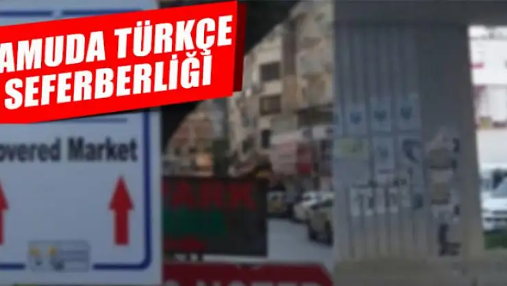 Kamuda Türkçe seferberliği başladı