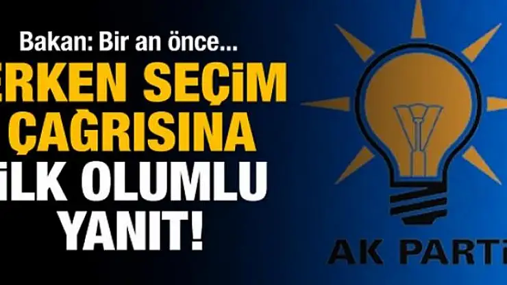 Ekonomi Bakanı'ndan erken seçim açıklaması!