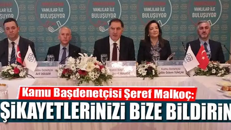 ŞİKAYETLERİNİZİ BİZE BİLDİRİN