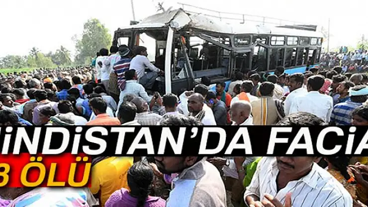 Hindistan'da otobüs kazası: 28 ölü