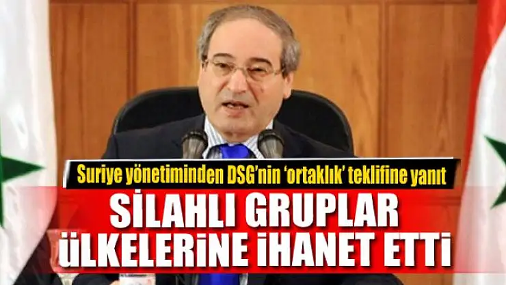 Suriye yönetiminden DSG'nin 'ortaklık' teklifine yanıt