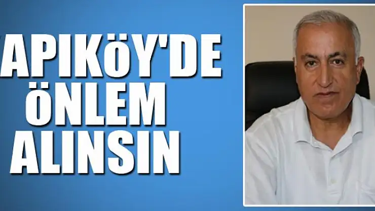 KAPIKÖY'DE ÖNLEM ALINSIN