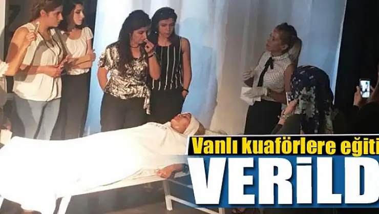Vanlı kuaförlere eğitim