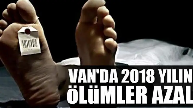 Van'da 2018 yılında ölümler azaldı