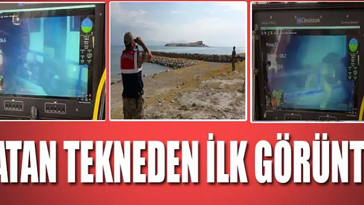 Batan tekneden ilk görüntü