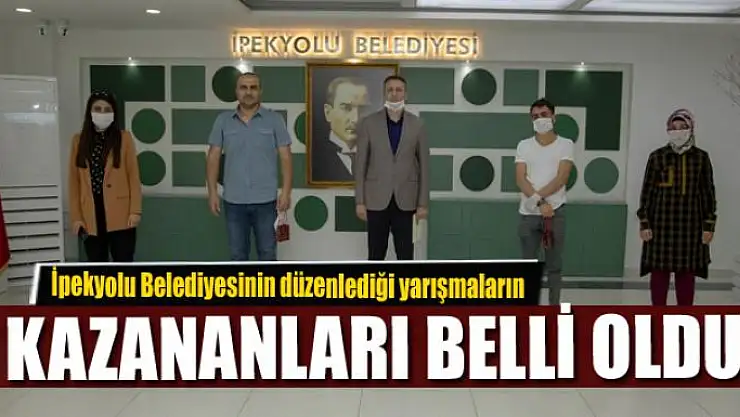 İpekyolu Belediyesinin düzenlediği yarışmaların kazananları belli oldu