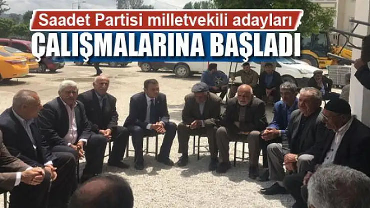 Saadet Partisi milletvekili adayları çalışmalarına başladı