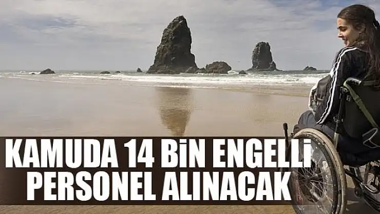 Kamuda 14 bin engelli personel alınacak