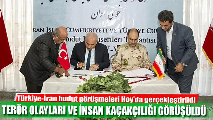 TERÖR OLAYLARI VE İNSAN KAÇAKÇILIĞI GÖRÜŞÜLDÜ