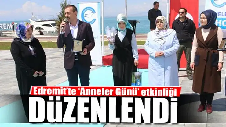 Edremit'te 'Anneler Günü' etkinliği 