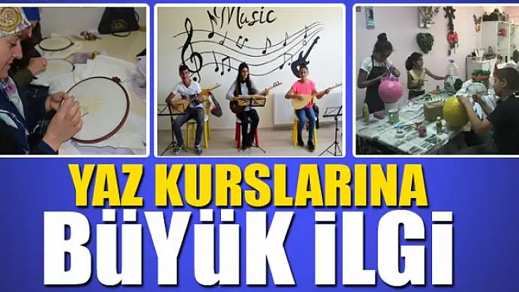 İpekyolu Belediyesinin yaz kurslarına yoğun ilgi 