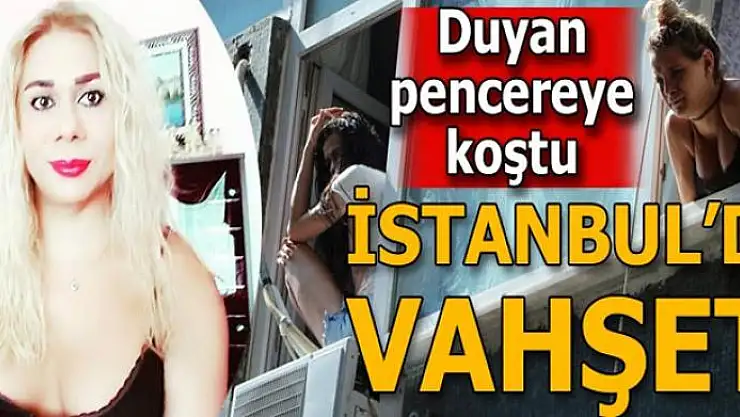 İstanbul'da kan donduran olay... Kapının önünde boğazını kesti!