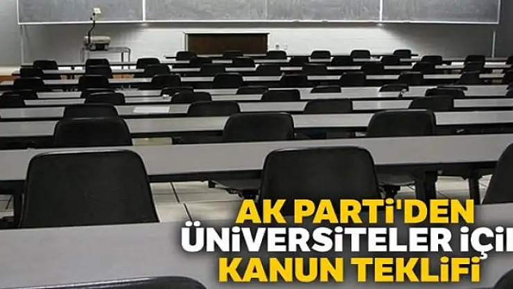 Yükseköğretim Kurulu Kanun Teklifi TBMM'de