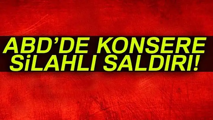 Son dakika! ABD'de konsere silahlı saldırı!