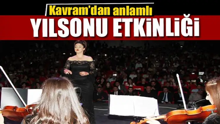 Kavram'dan anlamlı yılsonu etkinliği