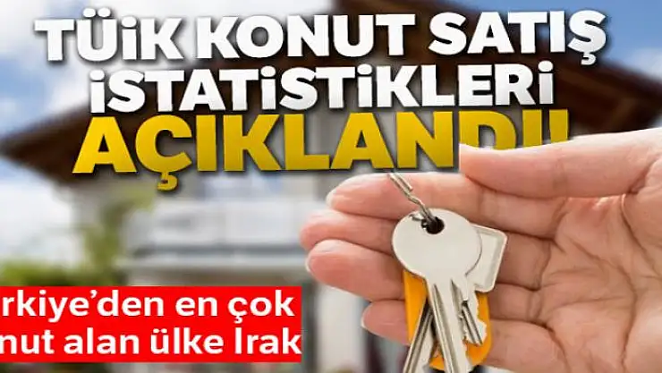 Konut satış istatistikleri açıklandı