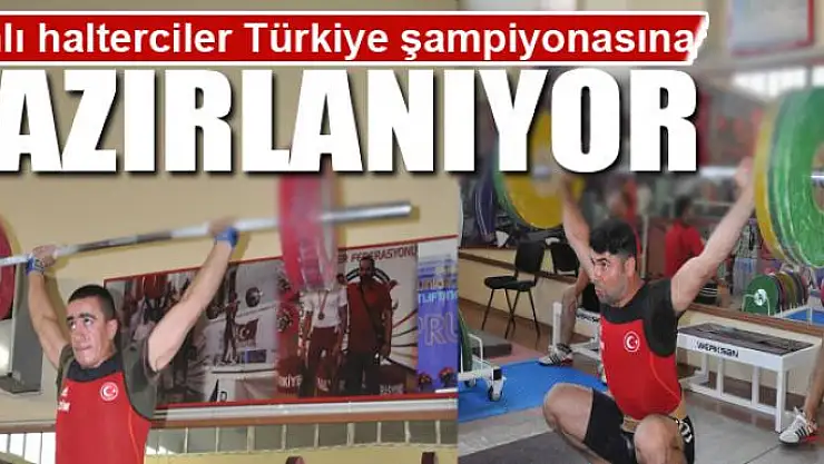 Vanlı halterciler Türkiye şampiyonasına hazırlanıyor