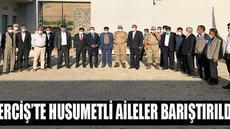 Erciş'te husumetli aileler barıştırıldı