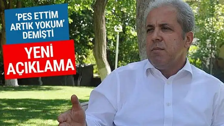 'Pes ettim' diyen Şamil Tayyar'dan yeni açıklama