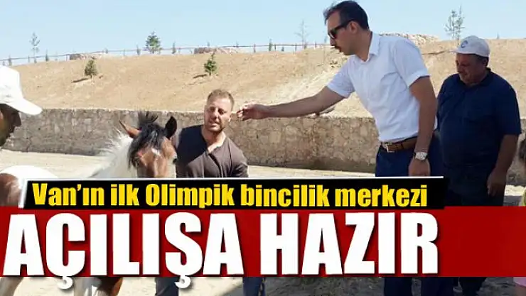 Olimpik binicilik merkezi açılışa hazırlanıyor