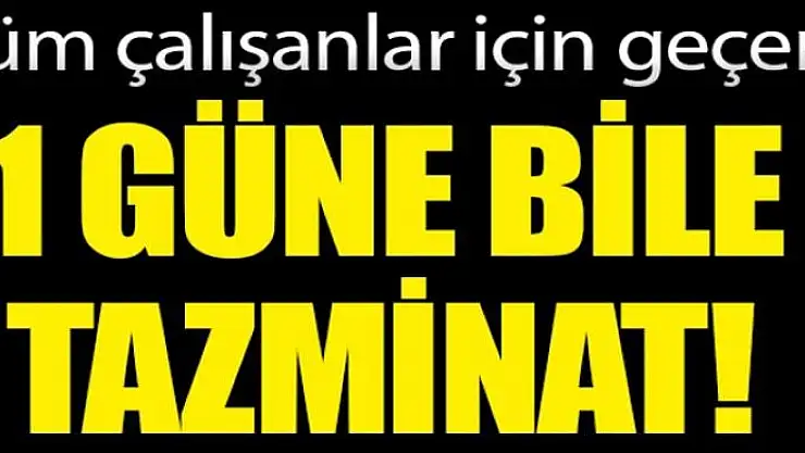 Kıdeme çifte güvence
