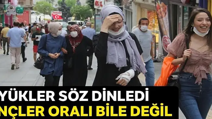 Büyükler söz dinledi, gençler oralı bile değil