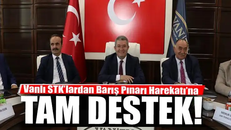 Van'dan 'Barış Pınarı Harekatı'na destek