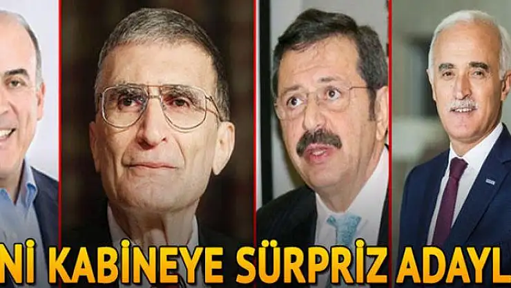 Yeni kabineye sürpriz adaylar
