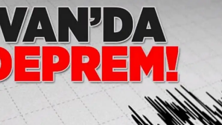 Van'da deprem