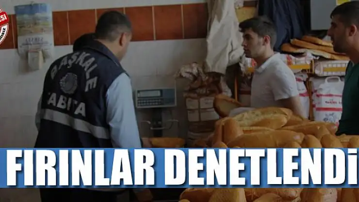 Fırınlar denetlendi