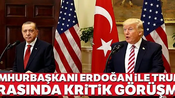 Cumhurbaşkanı Erdoğan Trump ile görüştü...