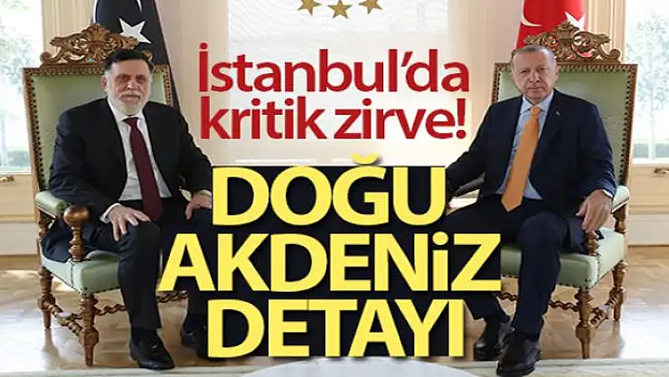 Cumhurbaşkanı Erdoğan, Libya Başbakanı Fayiz es-Serrac'ı kabul etti