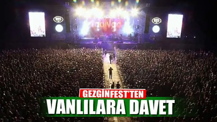GEZGİNFEST'TEN VANLILARA DAVET