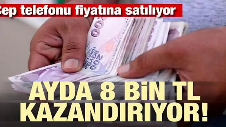 Telefon fiyatına satılıyor! Ayda 8 bin TL kazandırıyor
