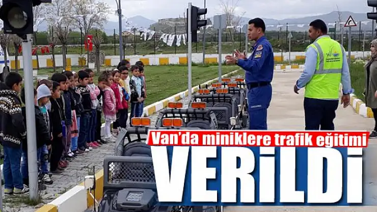 Van'da miniklere trafik eğitimi 
