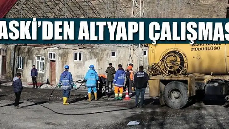 VASKİ'den altyapı çalışması 