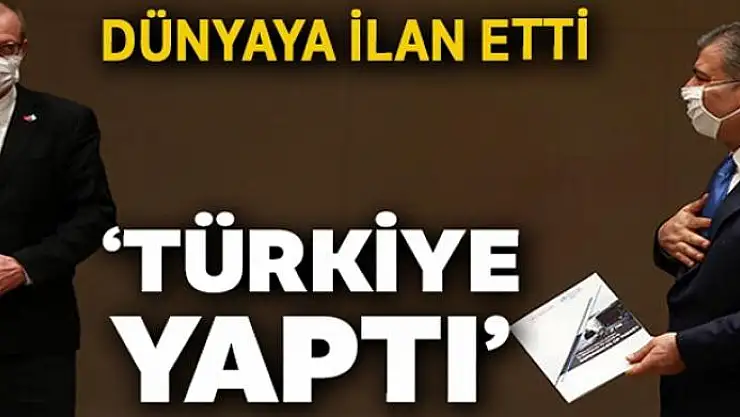 DSÖ Direktörü'nden korona ile mücadele açıklaması: Türkiye yaptı!