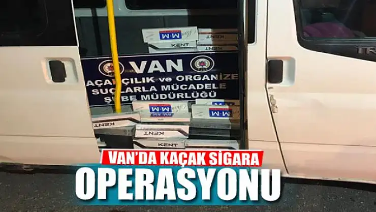 Van'da sigara kaçakçılığı
