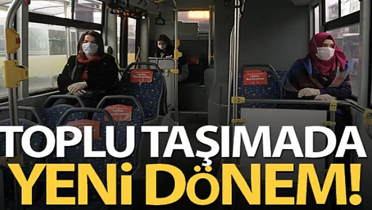 Toplu taşımada yüzde 50 yolcu taşıma sınırlaması kaldırıldı