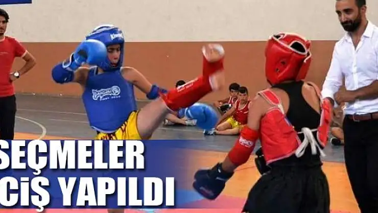 Muay Thai seçmeleri Erciş yapıldı