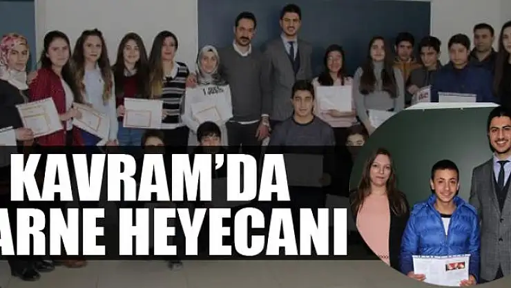 Kavram'da karne heyecanı