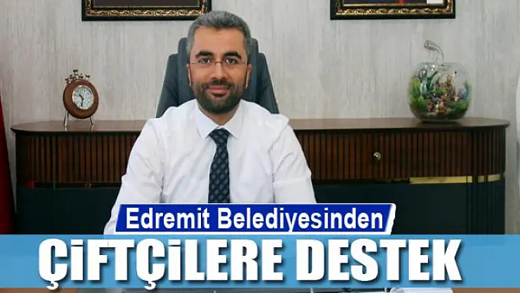 Edremit Belediyesinden çiftçilere sebze fidesi desteği
