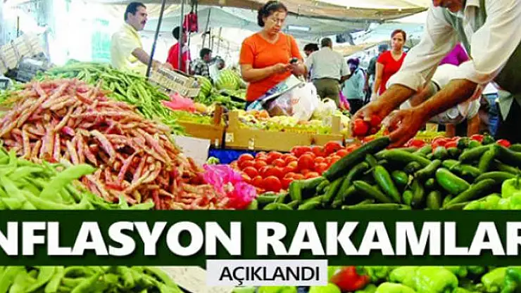 Enflasyon rakamları açıklandı
