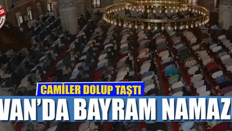 Van'da bayram namazı