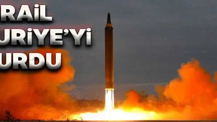 İsrail'den Suriye'ye füze atıldı