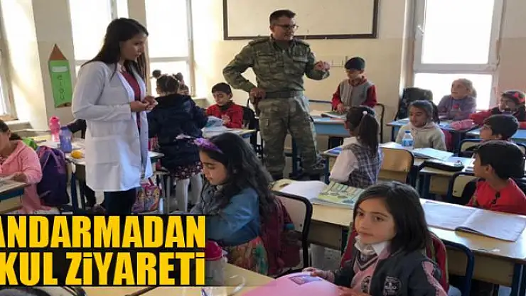 Jandarmadan okul ziyareti